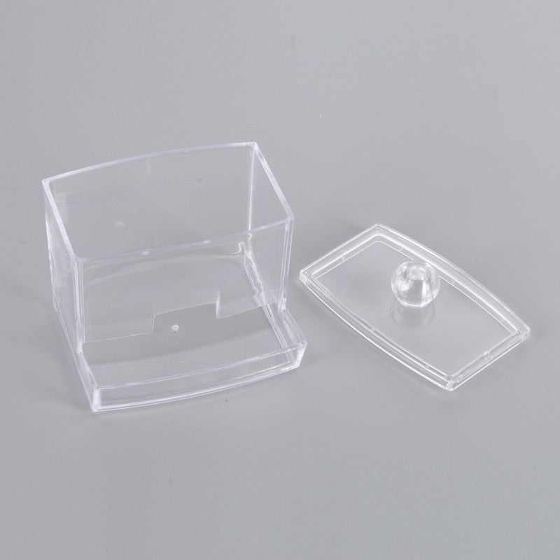 Clear Acrylic Cotton Bud Holder Dispenser by HitMyNeed