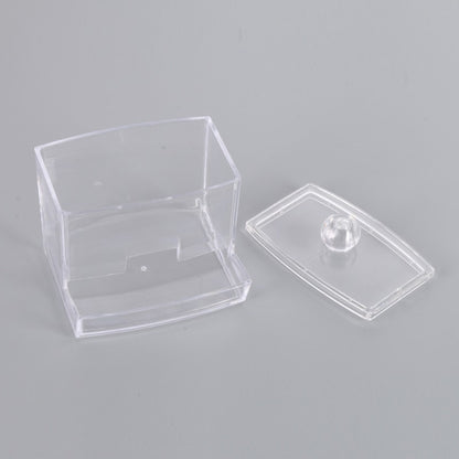 Clear Acrylic Cotton Bud Holder Dispenser by HitMyNeed