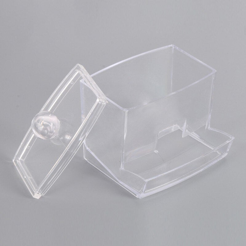 Clear Acrylic Cotton Bud Holder Dispenser by HitMyNeed