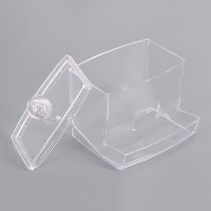 Clear Acrylic Cotton Bud Holder Dispenser by HitMyNeed