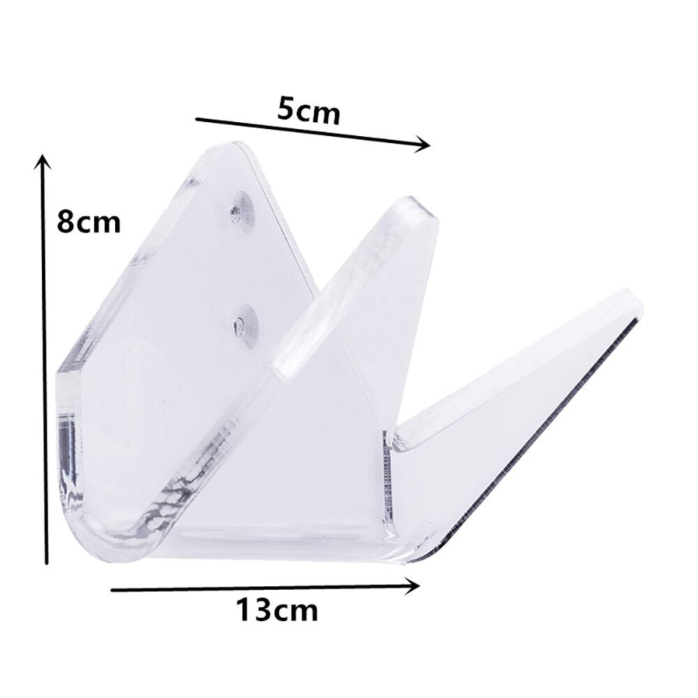 Clear Acrylic Longboard Wall Mount Display Bracket by HitMyNeed