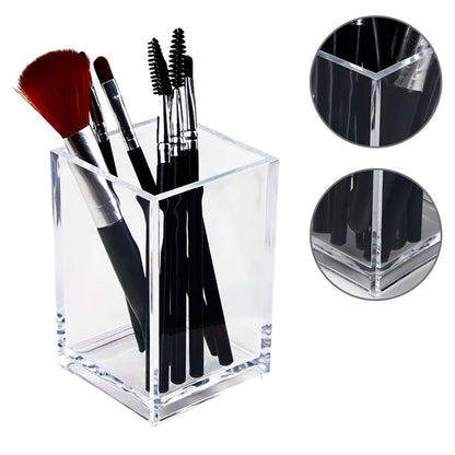 Clear Acrylic Makeup Brush Holder Organizer by HitMyNeed