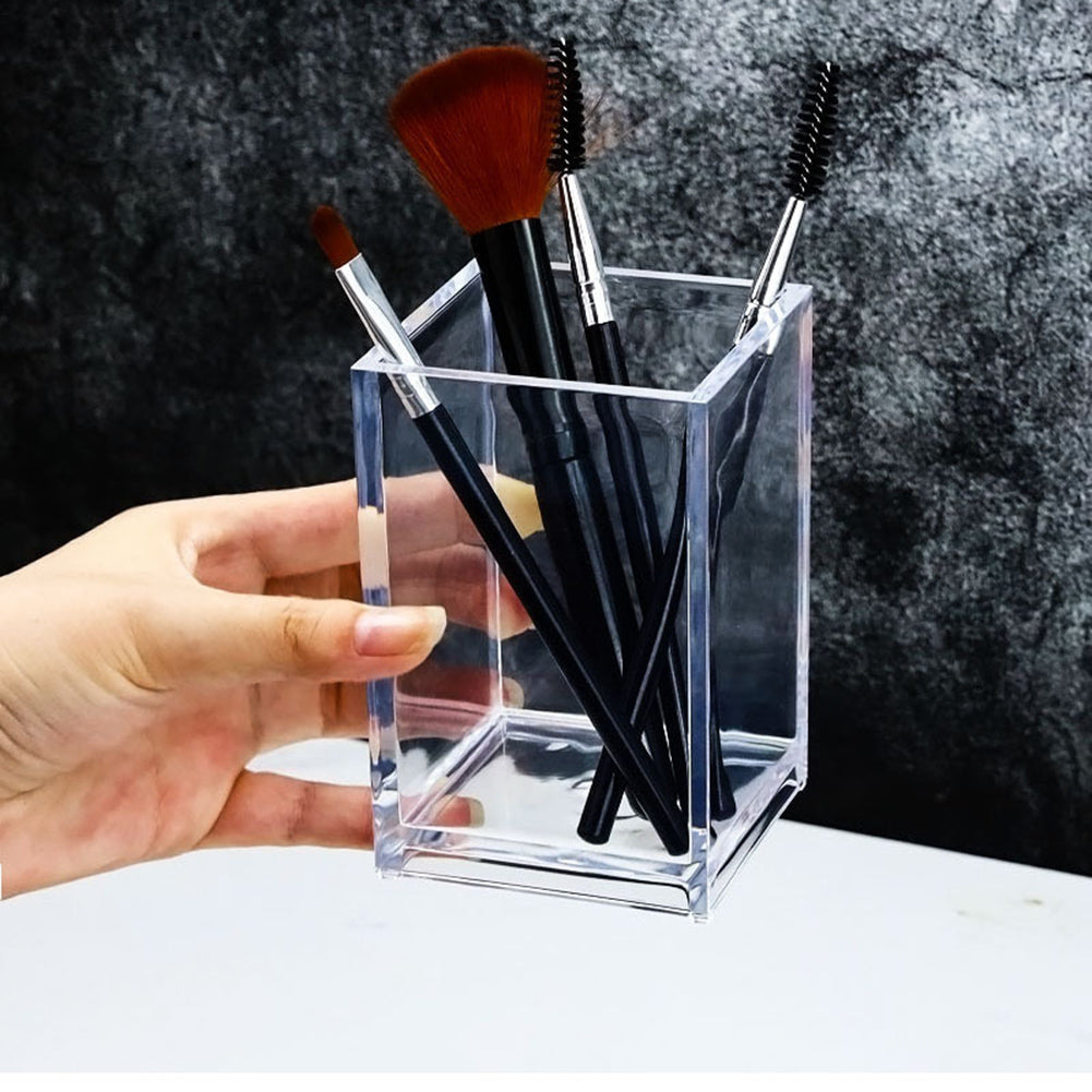 Clear Acrylic Makeup Brush Holder Organizer by HitMyNeed