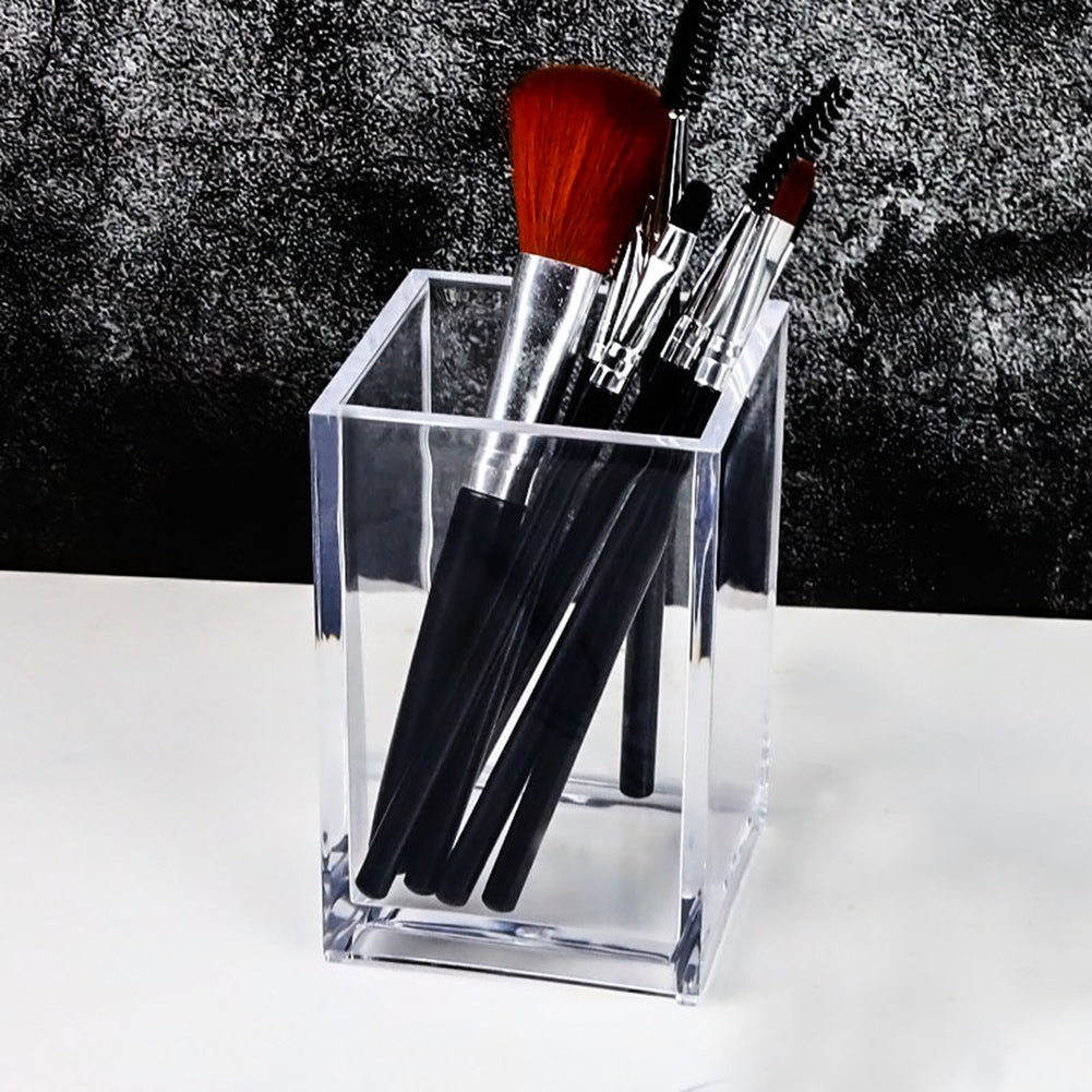 Clear Acrylic Makeup Brush Holder Organizer by HitMyNeed