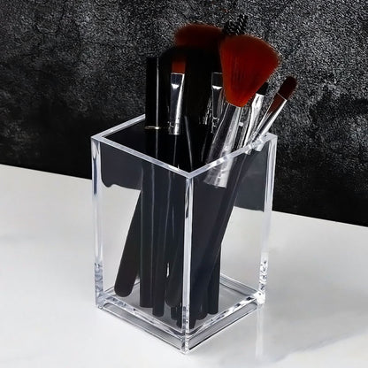 Clear Acrylic Makeup Brush Holder Organizer by HitMyNeed