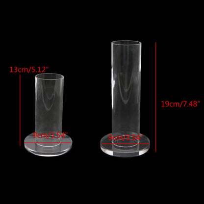 Clear Acrylic Scrunchie Holder Stand Organizer Small - 13 cm by HitMyNeed
