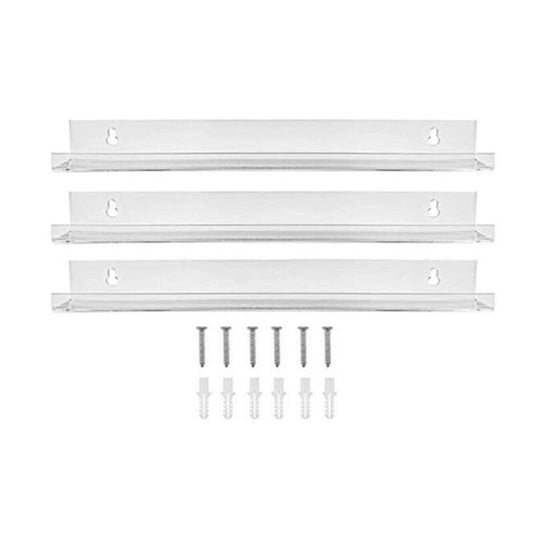 Clear Acrylic Wall Shelves Set of 3 by HitMyNeed