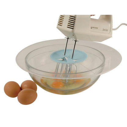 Clear Anti-Splash Mixing Cover with Silicone Port by HitMyNeed