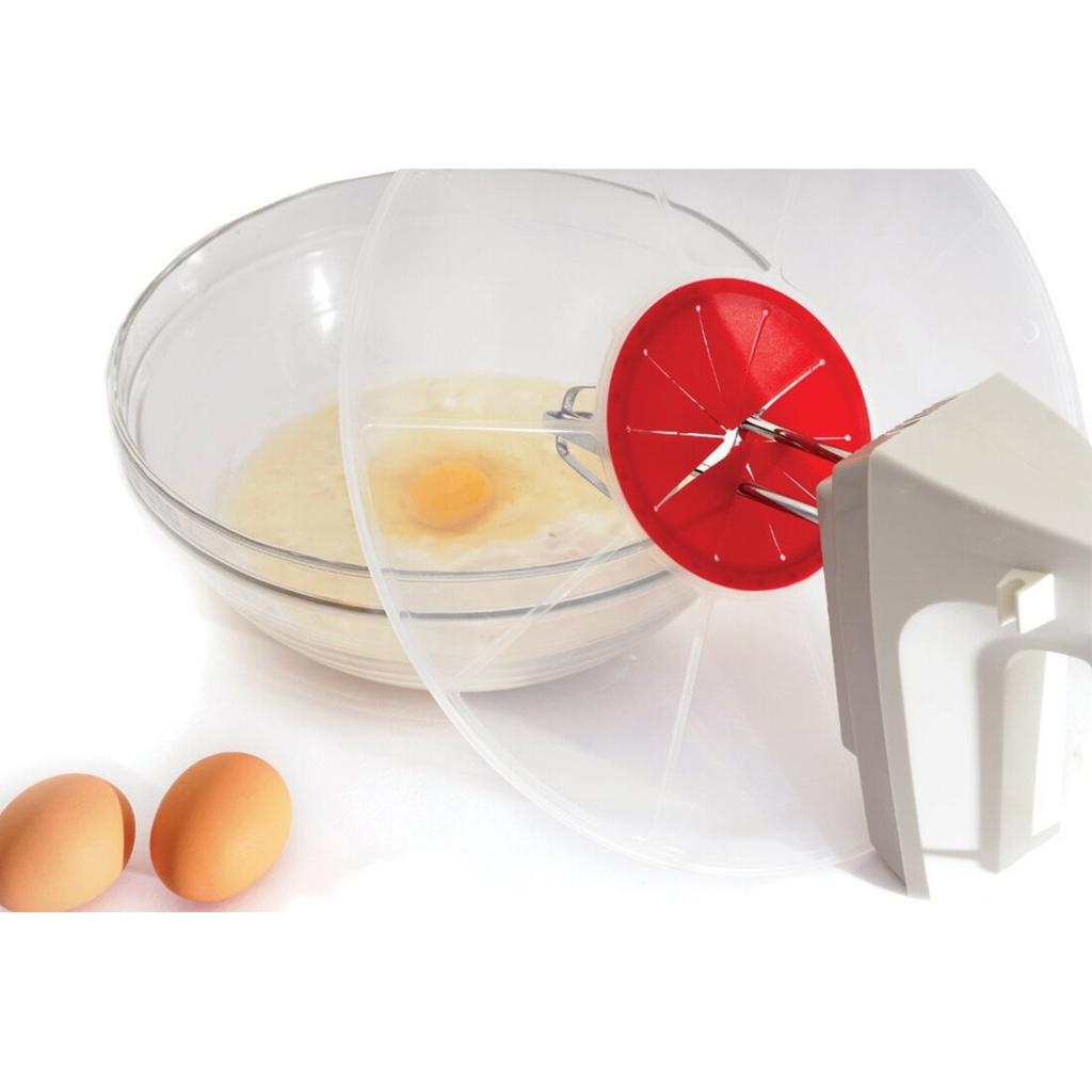 Clear Anti-Splash Mixing Cover with Silicone Port by HitMyNeed