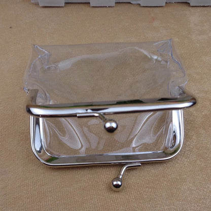 Clear Coin Purse with Metal Frame Closure by HitMyNeed