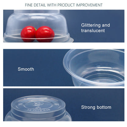 Clear Disposable Plastic Bowls 360ml (20 Pack) by HitMyNeed
