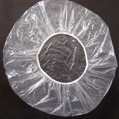 Clear Disposable Shower Caps (100 Pack) by HitMyNeed