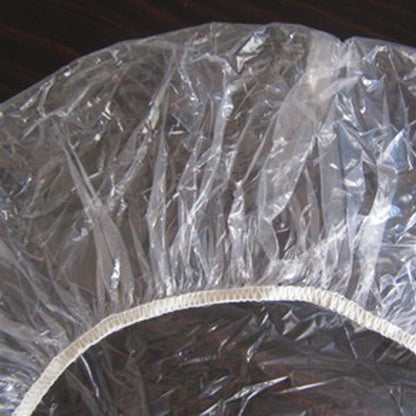 Clear Disposable Shower Caps (100 Pack) by HitMyNeed