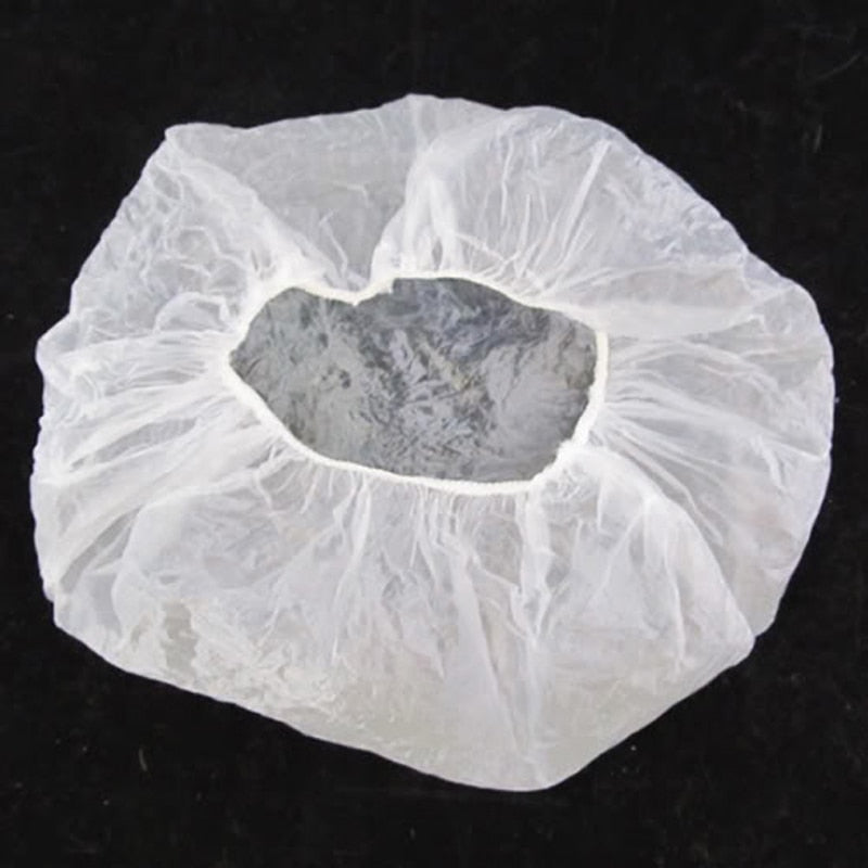 Clear Disposable Shower Caps (100 Pack) by HitMyNeed