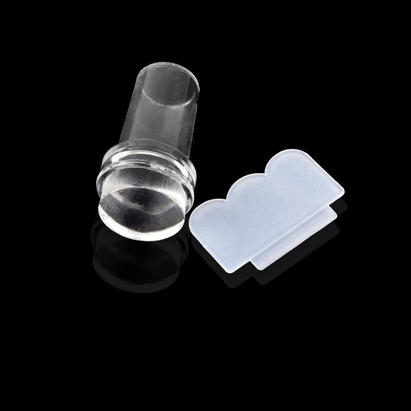 Clear Jelly Nail Art Stamper and Scraper Set by HitMyNeed