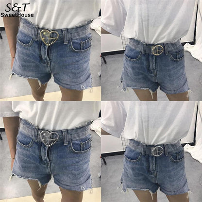 Clear Ladies Belt with Adjustable Transparent Strap by HitMyNeed