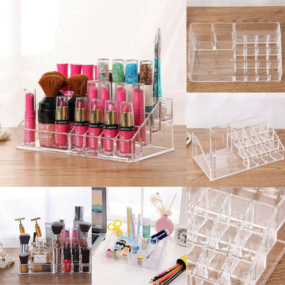 Clear Makeup Organizer Cosmetic Holder by HitMyNeed