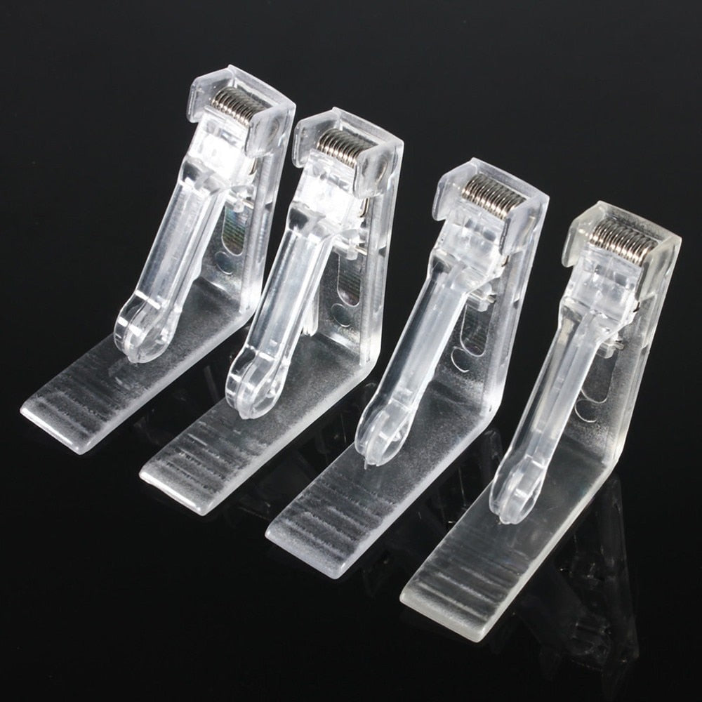 Clear Outdoor Tablecloth Clips Set (4 Pack) by HitMyNeed