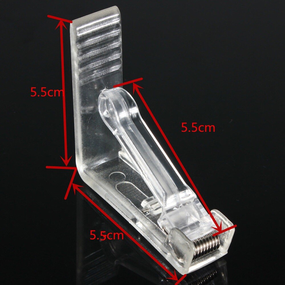 Clear Outdoor Tablecloth Clips Set (4 Pack) by HitMyNeed