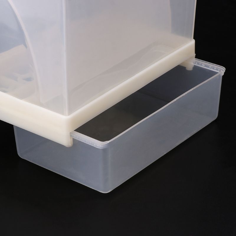 Clear Plastic Automatic Bird Feeder for Cages by HitMyNeed