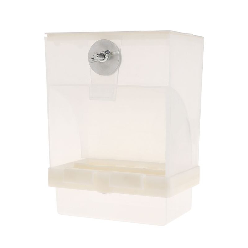 Clear Plastic Automatic Bird Feeder for Cages by HitMyNeed