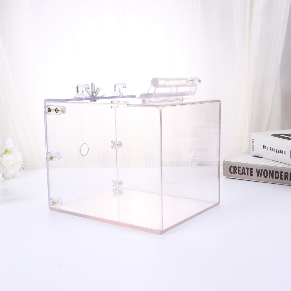 Clear Plastic Bird Bath for Cage Front Doors by HitMyNeed