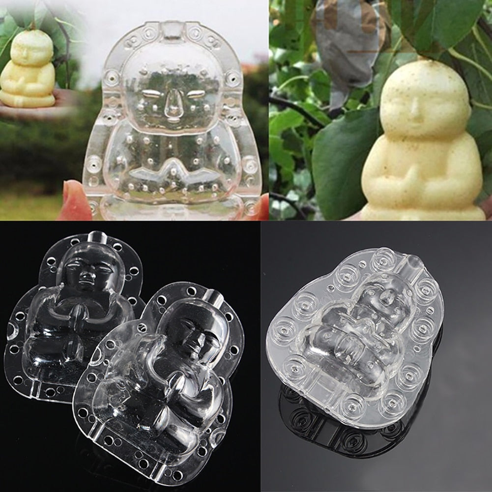 Clear Plastic Buddha Fruit Shaper Mold by HitMyNeed
