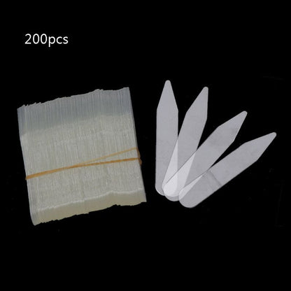 Clear Plastic Collar Stays, 55mm (Pack of 200) by HitMyNeed
