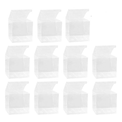 Clear Plastic Gift Boxes 5cm (Pack of 50) by HitMyNeed
