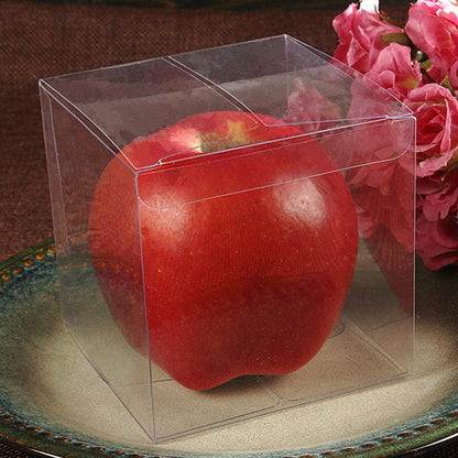 Clear Plastic Gift Boxes 5cm (Pack of 50) by HitMyNeed