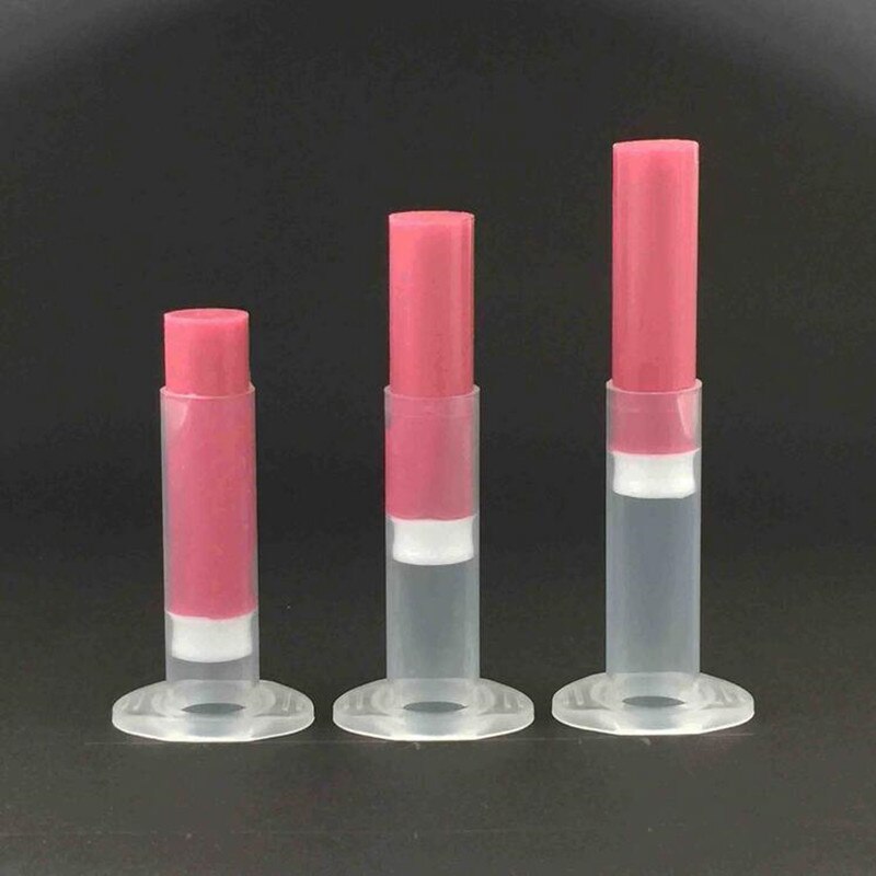 Clear Plastic Lipstick Molds Set (3 Pieces) by HitMyNeed