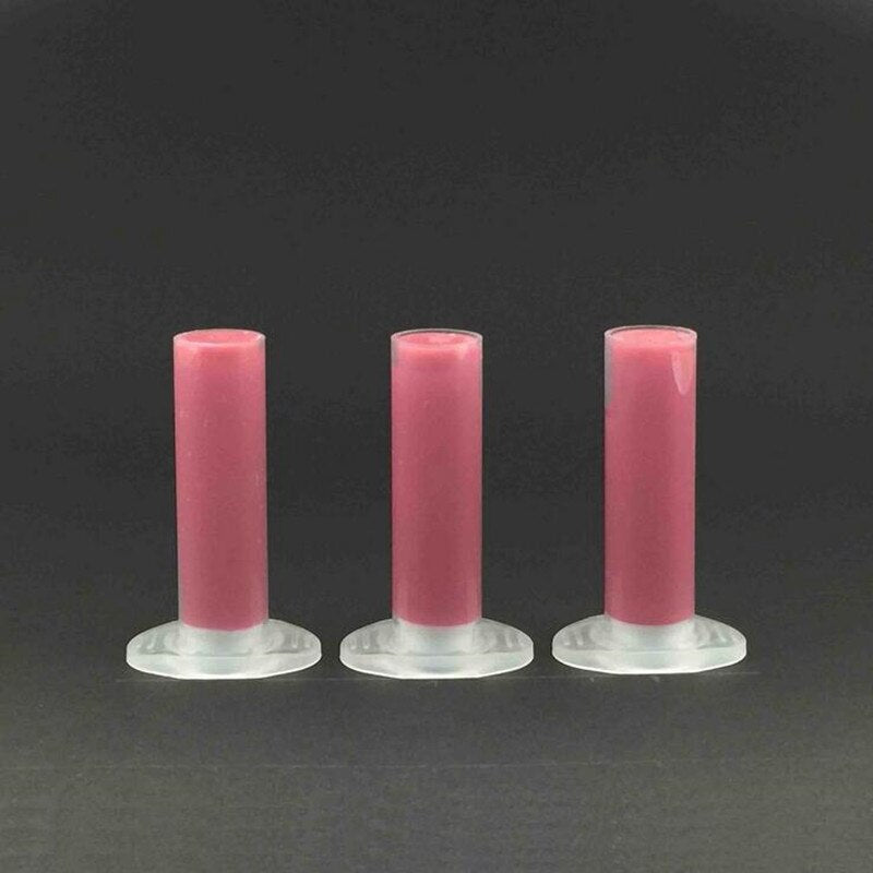 Clear Plastic Lipstick Molds Set (3 Pieces) by HitMyNeed