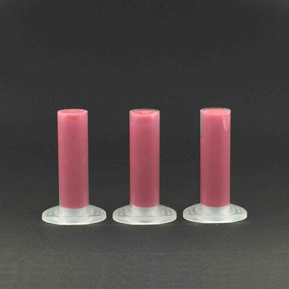 Clear Plastic Lipstick Molds Set (3 Pieces) by HitMyNeed