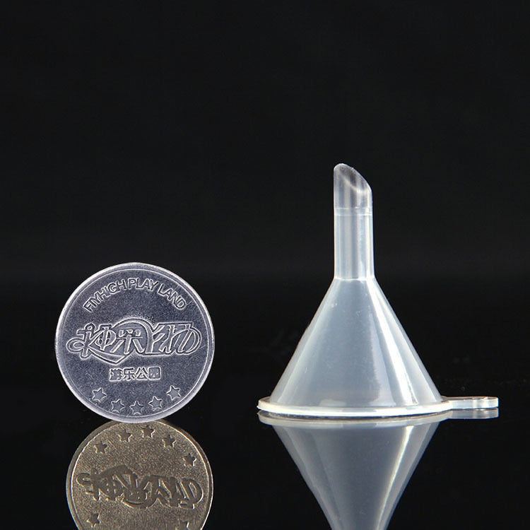 Clear Plastic Perfume Funnels (10 Pack) by HitMyNeed