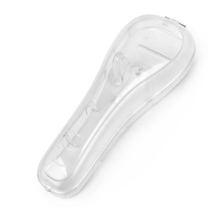 Clear Plastic Razor Travel Case for Manual Razors by HitMyNeed