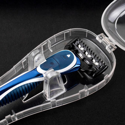 Clear Plastic Razor Travel Case for Manual Razors by HitMyNeed