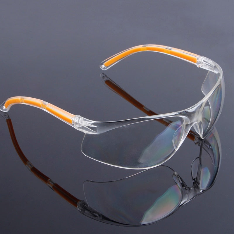 Clear Protective Safety Glasses Anti-Scratch Eyewear by HitMyNeed