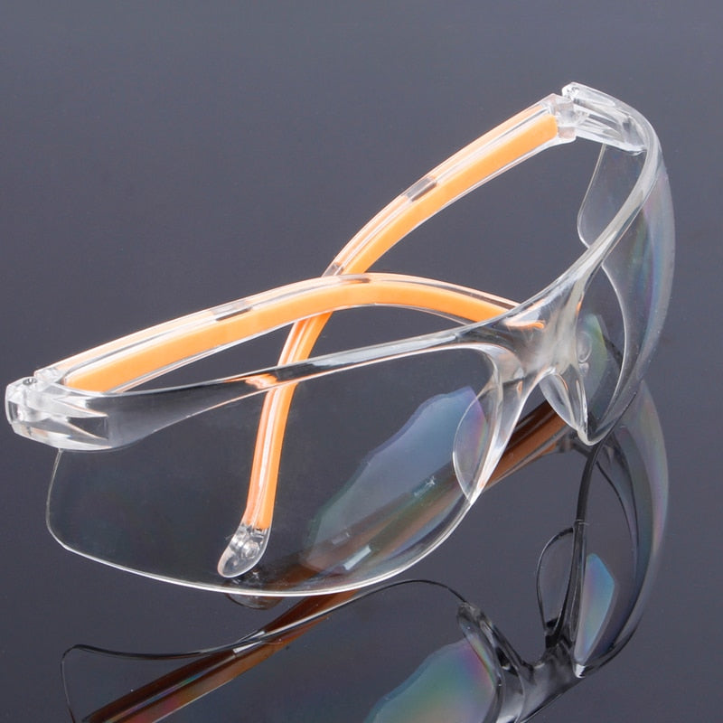 Clear Protective Safety Glasses Anti-Scratch Eyewear by HitMyNeed