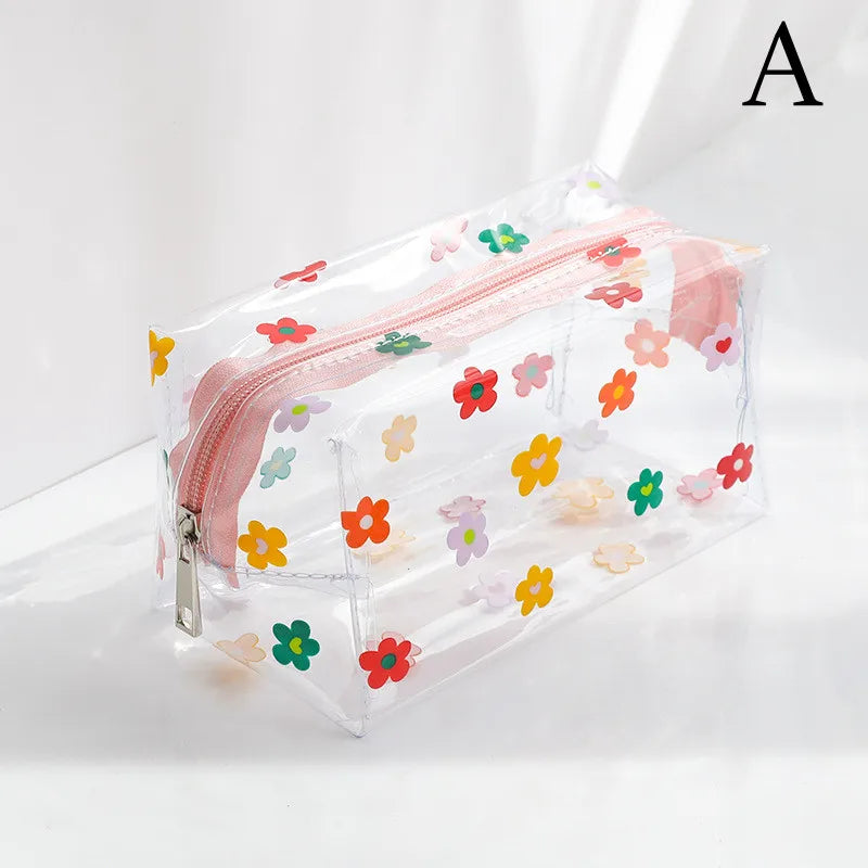 Clear PVC Toiletry & Pencil Bag 18 x 10 x 10 cm a by HitMyNeed