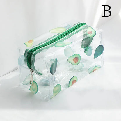 Clear PVC Toiletry & Pencil Bag 18 x 10 x 10 cm b by HitMyNeed