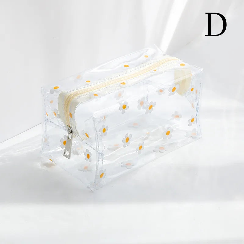 Clear PVC Toiletry & Pencil Bag 18 x 10 x 10 cm d by HitMyNeed