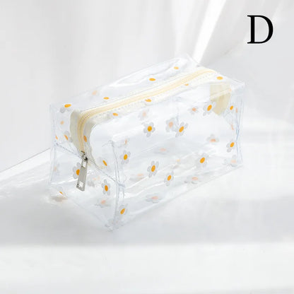 Clear PVC Toiletry & Pencil Bag 18 x 10 x 10 cm d by HitMyNeed