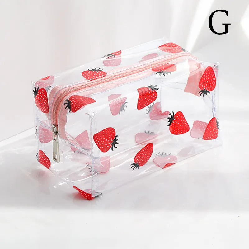 Clear PVC Toiletry & Pencil Bag 18 x 10 x 10 cm g by HitMyNeed