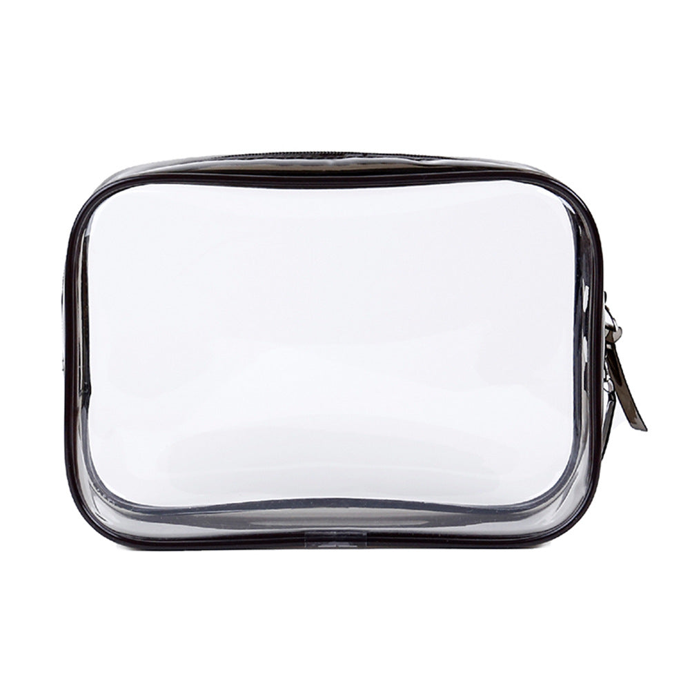 Clear PVC Zipper Travel Toiletry Bag by HitMyNeed