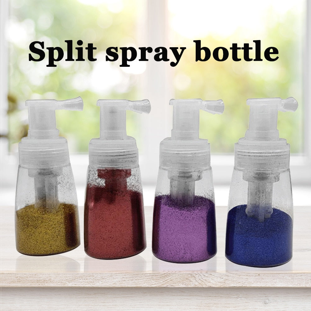 Clear Refillable Powder Spray Bottle 180ml by HitMyNeed