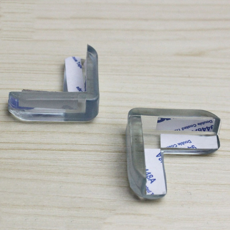Clear Soft Corner Protectors for Furniture (4 Pack) by HitMyNeed
