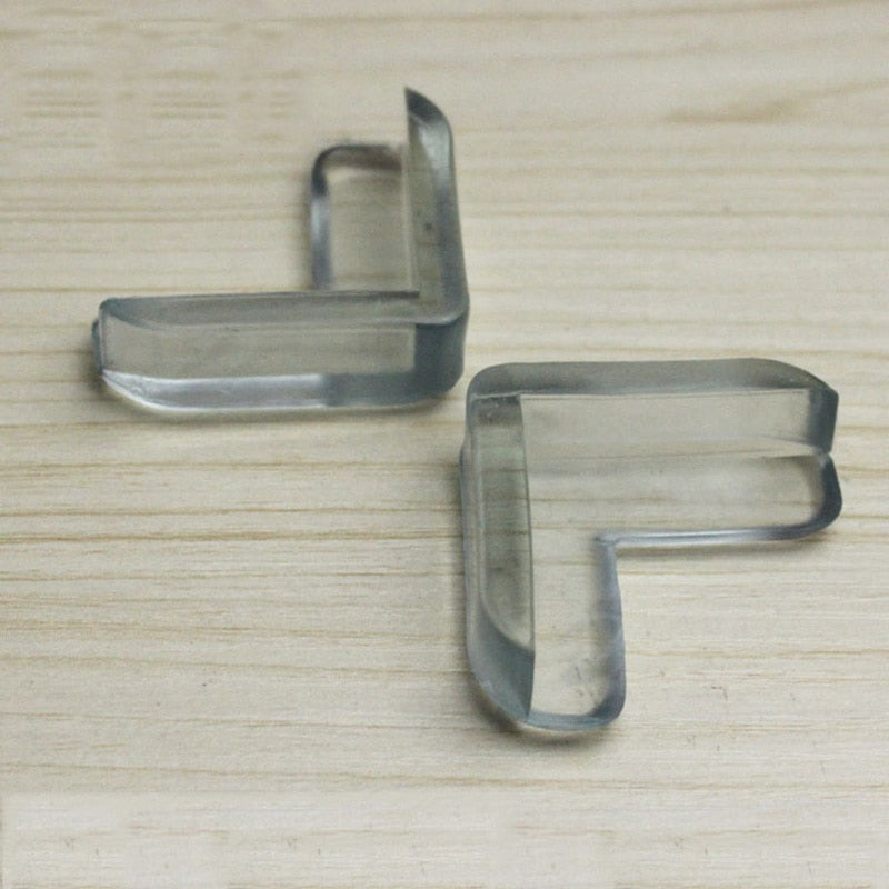 Clear Soft Corner Protectors for Furniture (4 Pack) by HitMyNeed
