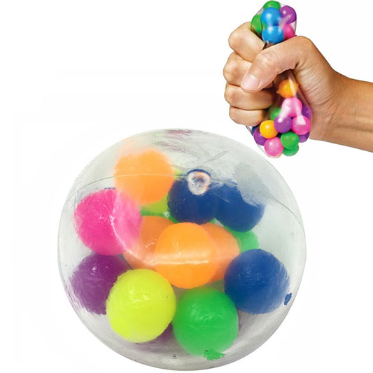 Clear Squishy Fidget Stress Ball Toy by HitMyNeed