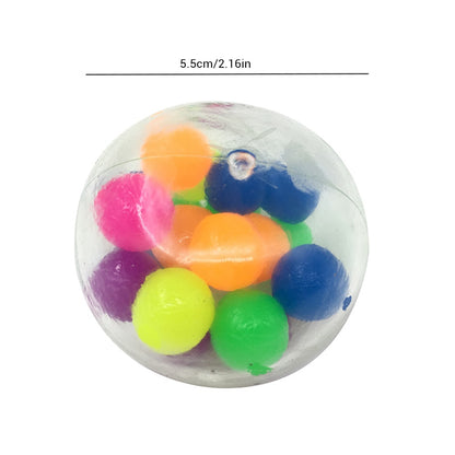 Clear Squishy Fidget Stress Ball Toy by HitMyNeed