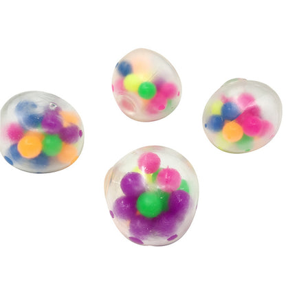 Clear Squishy Fidget Stress Ball Toy by HitMyNeed